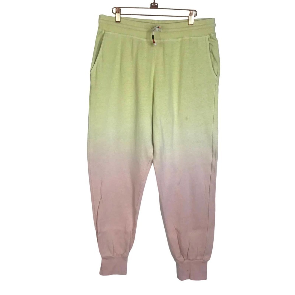 Sundry BUNDLE Sweat/Jogger Pants Pastel Tie Dye and Brown‎ Leopard SZ 4/XL